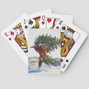 Weihnachtsbaum   N.C. Wyeth Spielkarten