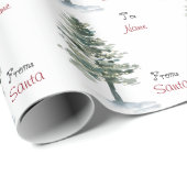 Weihnachtsbaum nach und nach dem Namen Geschenkpapier (Rolleneckpunkt)