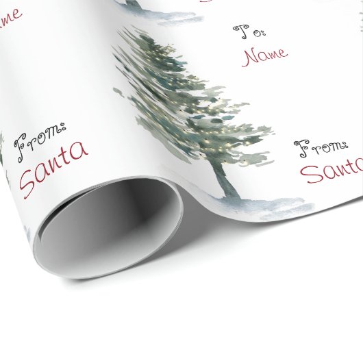 Weihnachtsbaum nach und nach dem Namen Geschenkpapier (Rolleneckpunkt)