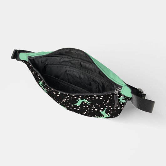 Weihnachtsbaum Nahtloses Muster Bauchtasche (Offen)