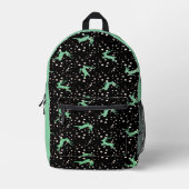 Weihnachtsbaum Nahtloses Muster Bedruckter Rucksack (Vorderseite)