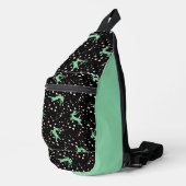 Weihnachtsbaum Nahtloses Muster Crossbody Bag (Rechte Ecke)