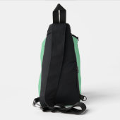 Weihnachtsbaum Nahtloses Muster Crossbody Bag (Rückseite)
