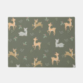 Weihnachtsbaum Nahtloses Muster Fußmatte (Vorderseite)