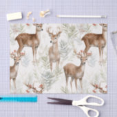 Weihnachtsbaum Nahtloses Muster Seidenpapier (Handwerk)