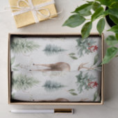 Weihnachtsbaum Nahtloses Muster Seidenpapier (Geschenk)