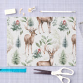 Weihnachtsbaum Nahtloses Muster Seidenpapier (Handwerk)