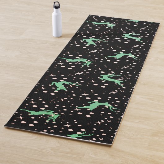 Weihnachtsbaum Nahtloses Muster Yogamatte (Beispiel)