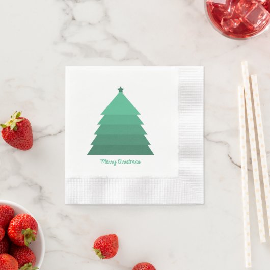 Weihnachtsbaum Napkin Serviette (Beispiel)