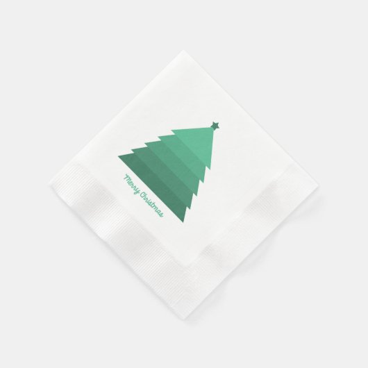 Weihnachtsbaum Napkin Serviette (Ecke)