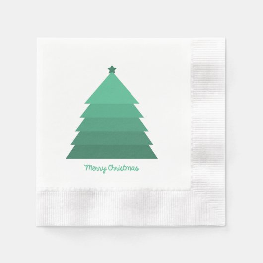 Weihnachtsbaum Napkin Serviette (Vorderseite)