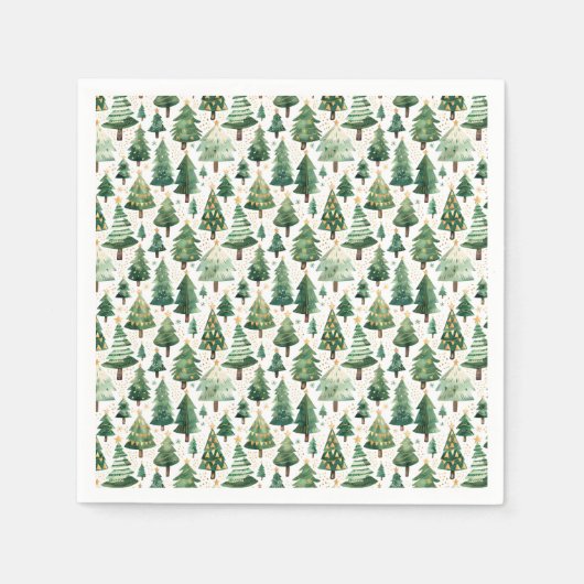 Weihnachtsbaum Napkins Serviette (Vorderseite)