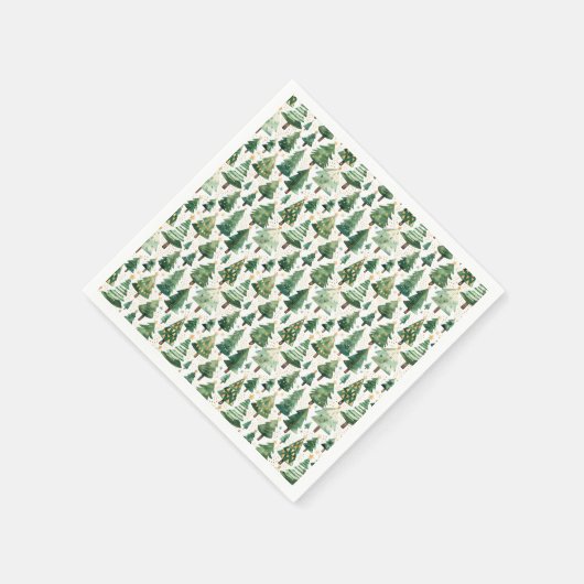 Weihnachtsbaum Napkins Serviette (Ecke)