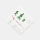 Weihnachtsbaum Napkins Serviette (Ecke)