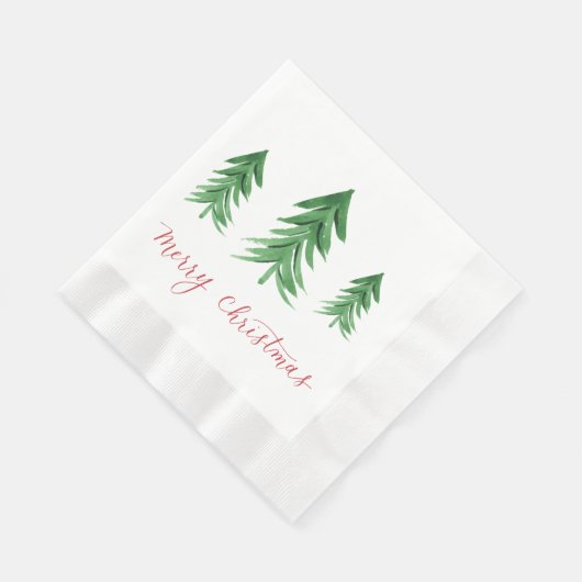 Weihnachtsbaum Napkins Serviette (Ecke)