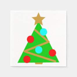 Weihnachtsbaum Napkins Serviette