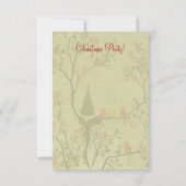 Weihnachtsbaum Nest ~ Einladungen (Rückseite)