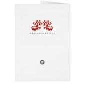 Weihnachtsbaum Nest ~ Karte (Hinten)