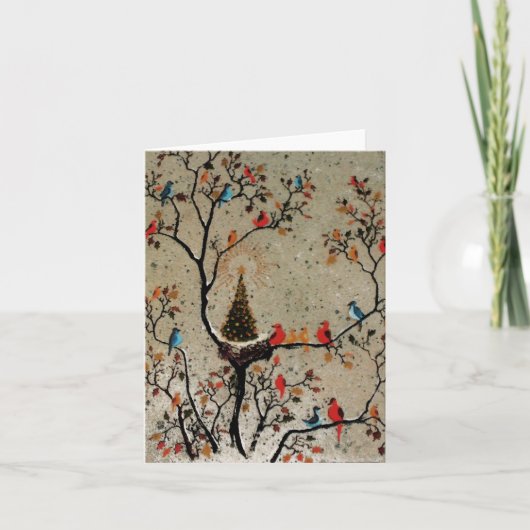 Weihnachtsbaum Nest ~ Karten (Vorderseite)
