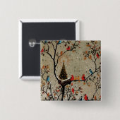 Weihnachtsbaum Nest ~ Knöpfe Button (Vorne & Hinten)