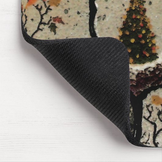 Weihnachtsbaum Nest ~ Mousepad (Ecke)