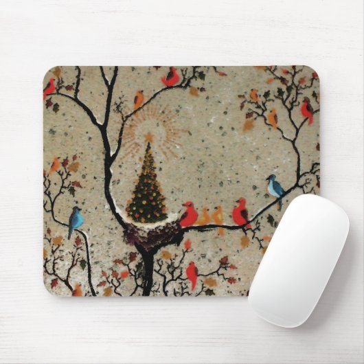 Weihnachtsbaum Nest ~ Mousepad (Mit Mouse)