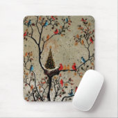 Weihnachtsbaum-Nest ~ Mousepad (Mit Mouse)