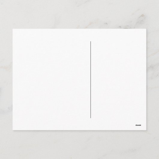 Weihnachtsbaum Nest ~ Postkarte (Rückseite)