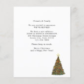 Weihnachtsbaum Neue Adressbuchreise (Rückseite)