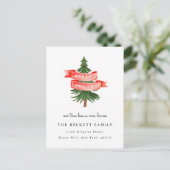 Weihnachtsbaum Neue Zuhause Moving Ankündigung (Stehend Vorderseite)