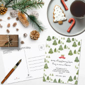 Weihnachtsbaum Neue Zuhause Moving Ankündigung