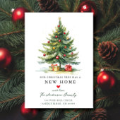 Weihnachtsbaum New Zuhause Moving Ankündigung