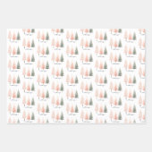 Weihnachtsbaum Niedlich Geschenkpapier Set (Vorderseite 2)