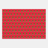 Weihnachtsbaum Niedliche Weihnachten Geschenkpapier Set (Vorderseite 2)