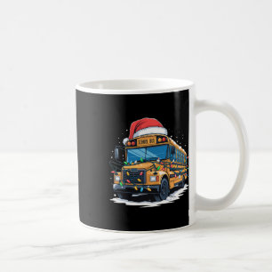 Weihnachtsbaum Niedliche Weihnachtsmannmütze Licht Kaffeetasse