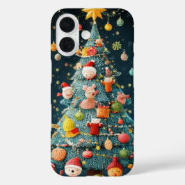 Weihnachtsbaum Niedliche Weihnachtsschmuck iPhone 16 Hülle