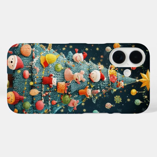 Weihnachtsbaum Niedliche Weihnachtsschmuck Case-Mate iPhone Hülle (Rückseite (Horizontal))