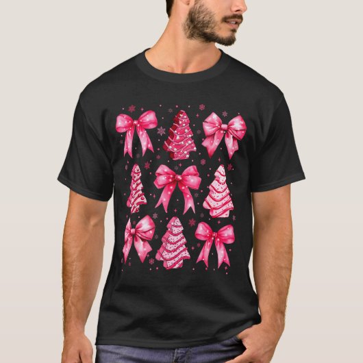Weihnachtsbaum Nk Kuchen Coquette Weihnachten Xmas T-Shirt (Vorderseite)