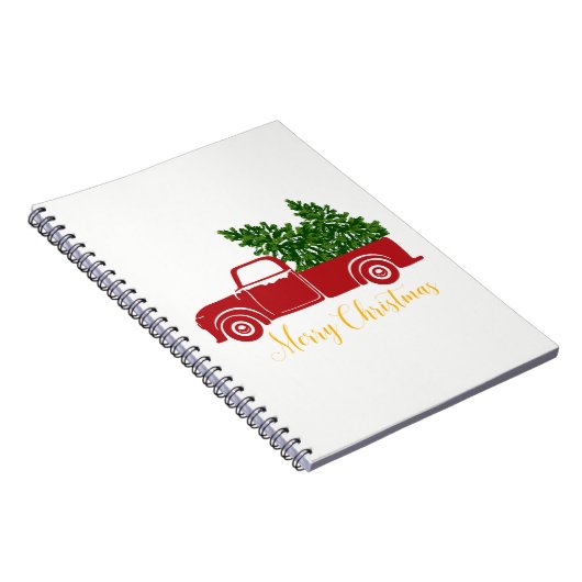 Weihnachtsbaum-Notebook 80 Weiß Notizblock (Rechte Seite)