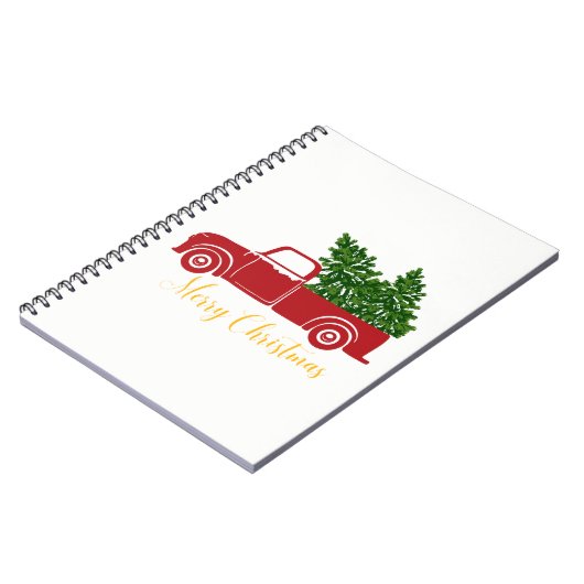 Weihnachtsbaum-Notebook 80 Weiß Notizblock (Linke Seite)