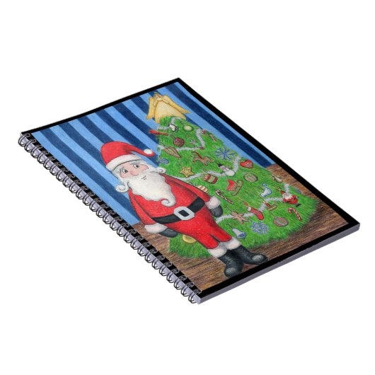 Weihnachtsbaum-Notebook Notizblock (Rechte Seite)