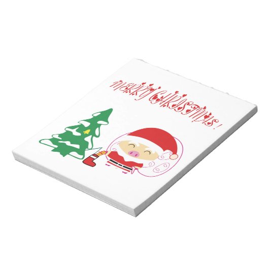 Weihnachtsbaum Notizblock (Rotiert)