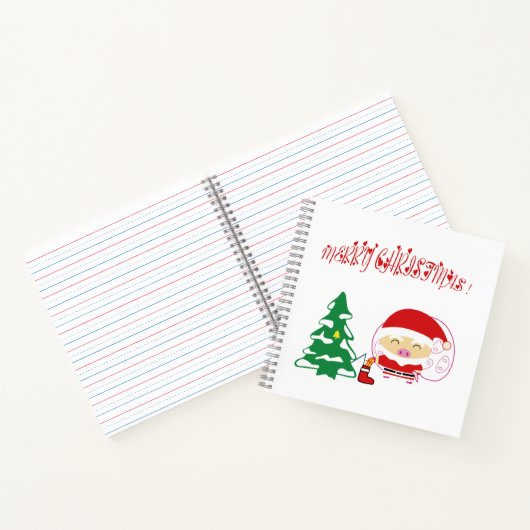 Weihnachtsbaum Notizblock (Innenseite)