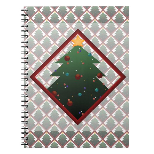 Weihnachtsbaum Notizblock (Vorderseite)
