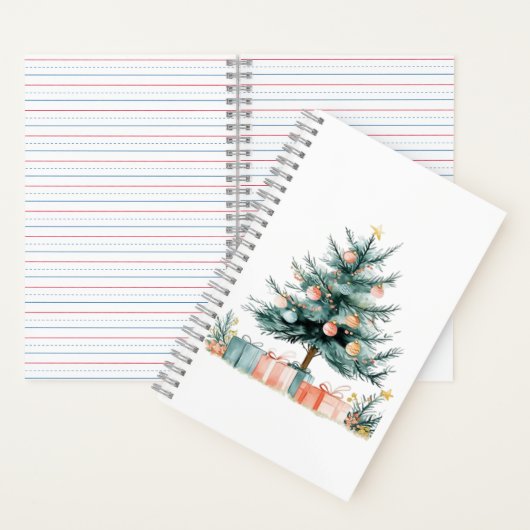 Weihnachtsbaum Notizblock (Innen)