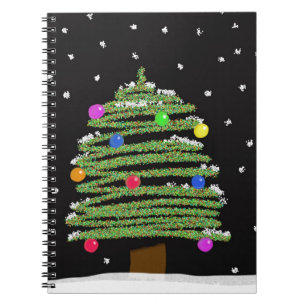 Weihnachtsbaum Notizblock