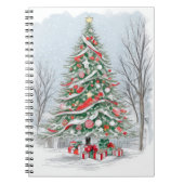 Weihnachtsbaum Notizblock (Vorderseite)