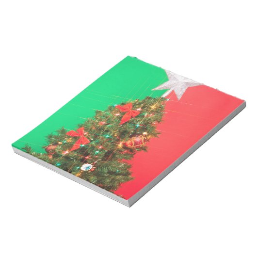 Weihnachtsbaum Notizblock (Rotiert)