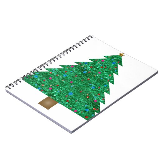 Weihnachtsbaum Notizblock (Linke Seite)