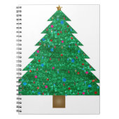 Weihnachtsbaum Notizblock (Vorderseite)